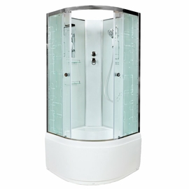 Душевая кабина AvaCan ЕМ4580 N без крыши, 80х80х208 см - фото, отзывы, цена